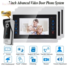 7" TFT 1200TVL Door Monitor Video Intercom Home Door Phone Recorder System SD/TF Card Supported Waterproof Rain Cover   1 v 3 2024 - buy cheap