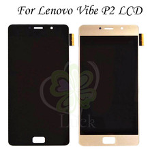 1080x1920 for 5.5" Lenovo Vibe P2 LCD Display Touch Screen Digitizer Assembly With Frame For Lenovo P2 lcd P2c72 P2a42 lcd 2024 - купить недорого
