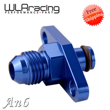 Free shipping AN6 Fuel Rail Pressure Regulator Adapter Blue for NISSAN TOYOTA SUBARU High Quality WLR-FPA14 2024 - buy cheap
