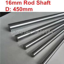 2pcs 16mm hardened linear shaft Dia 16mm - 450mm Chrome Precision Hardened Rod shaft Linear Round 2024 - buy cheap
