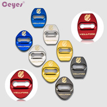Ceyes Car Badge Car Styling Case For Toyota Vellfire Alphard RAV4 Yaris Auto Door Lock Cover Covers Car-Styling Accessories 4pcs 2024 - buy cheap
