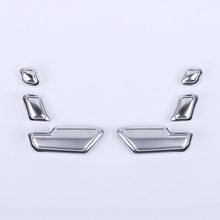 6 pçs abs chrome assento ajustar botão capa guarnição para mercedes benz w246 w212 w146 x204 x156 b e cls gla glk ml classe acessórios 2024 - compre barato