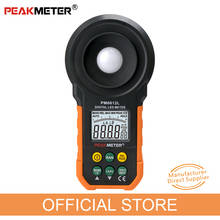 Official PEAKMETER PM6612L LED Digital Analog Bar Light Lux Meter 200000 lux Handheld Light Meter for Light Measuring 2024 - buy cheap