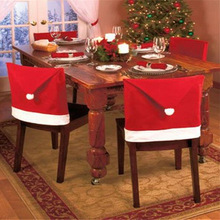 1 PCS Christmas Chair Cover Non-woven Enfeites Para Casa Dinner Table Covers Navidad Xmas Christmas Decorations for Home 2024 - buy cheap