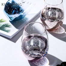 Ins Nordic sky glass water cup home milk juice cup coffee  beverage beer cup 2024 - buy cheap