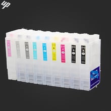 Cartuchos recargables de alta capacidad para Epson, cartuchos recargables P600 con chip de reinicio automático, 80ML, 9 Uds., T7601 2024 - compra barato