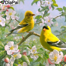 DiaPai 5D DIY Diamond Painting 100% Full Square/Round Drill "Animal bird flower" Diamond Embroidery Cross Stitch 3D Decor A23263 2024 - buy cheap