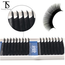 THINKSHOW 16 Lines False Mink Eyelash Natural Lashes Extension Individual Fake Eyelash Extension Silver Tape Eyelashes Cilios 2024 - buy cheap