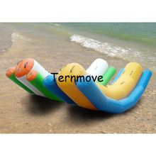 inflatable water totter teeterboard Water Game for water sports pvc air water totter single line double lines seesaw rocker 2024 - buy cheap