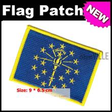 2016 Sale Fallout Parches Bordados In Indiana Flag Patch Iron On Patches - 100% Quality Guarantee Embroidered + Free Shipping 2024 - buy cheap