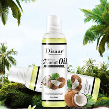 Disaar 100% натуральные кокосовые масла массаж тела и лица лучший уход за кожей массаж расслабляющее масло контроль продукта 100 мл 2024 - купить недорого