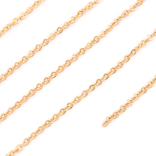 100% Stainless Steel Golden Rolo Link Chain Necklace Metre 2mm Width Link Chain By The Metre DIY Jewelry Making Findings cadenas 2024 - buy cheap