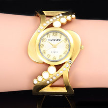 Women Bangle Watches Top Brand Luxury Woman Gold Silver Rhinestone Bracelet Watch Ladies Girls Casual Clock 11 Nov11 Reloj Mujer 2024 - buy cheap