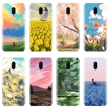 Cartoon Flower Girl Floral Sheep Sky Back Cover For One Plus 3 3T 5 5T 6 6T Soft Phone Case Silicone For OnePlus 3 3T 5 5T 6 6T 2024 - buy cheap
