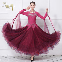 Customized Lady Dance Dress Girls Fashion Dance Dress Female National Standard Dance Costume Dancing Compitition Dress D-0357 2024 - buy cheap