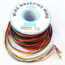 250 m/lots AWG30 Wrapping Wire 8 Colors Single Strand Copper Cable Ok Wire Electrical Wire for Laptop Motherboard PCB Solder 2024 - buy cheap