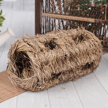 Molar Hamster Grass Net Grass Hand-weaved Pet Toys Cages for Chinchilla/ Hamster/Guinea Pigs Small Animal Playground 2024 - buy cheap