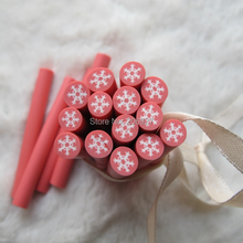 5 uds i-28 5mm lindo bastón de Navidad arte de uñas de fantasía arcilla polimérica bastón decoración de uñas 2024 - compra barato