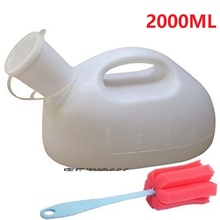 Plastic Men Pee Pot With Lid 2000Ml Plastic Urinal Chamber Pot Of Urine With A Scale Bedpan, Urinal Pot 2024 - buy cheap