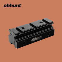 ohhunt Hunting Scope Mount 11mm Dovetail to 20mm Picatinny Rail Mount Adapter 70mm Tactical Riflescope Base with Three Rails 2024 - buy cheap