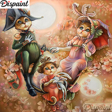 Dispaint Full Square/Round Drill 5D DIY Diamond Painting "Cartoon cat" Embroidery Cross Stitch 3D Home Decor A12425 2024 - buy cheap