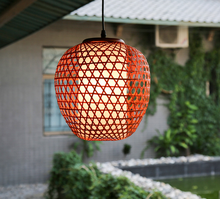 Chinese traditional bamboo hand-woven pendant lights American vintage nostalgic hang lights for vestibule&corridor&porch LDK001 2024 - buy cheap