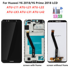 For Huawei Y6 2018 LCD Display Touch Screen ATU L11 L21 L22 LX1 LX3 L31 L42 For Huawei Y6 Prime 2018 LCD Screen With Frame 2024 - buy cheap