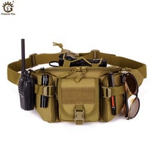 Tactics Molle Waterproof Fanny Pack Nylon Military Waist Bag Belt Bag Women Men Messenger Chest Bags For Camp Hike Moutain 2024 - buy cheap