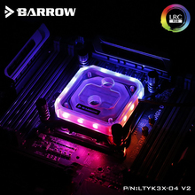 Barrow CPU Water Block use for Intel X99 X299 Socket LGA2011 2066 Acrylic RGB Light to 5V 3PIN GND AURA Copper Radiator Block 2024 - buy cheap