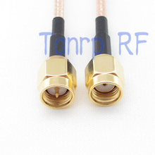 2 шт. 50 см Pigtail коаксиальный Соединительный кабель RG316 удлинитель 20 дюймов SMA штекер для RP-SMA штекер RF адаптер 2024 - купить недорого