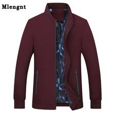 Male Solid Stand Collar Jacket For Spring Autumn Casual Baggy Long Sleeve Windbreaker Trench Outwear Coat For Men 5 Colors Brand 2024 - buy cheap