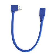 1PC Newest Discount USB 3.0 A Male 90 Degree Left Angle To A Female Extension Convertor Cable Computer Cables&Connectors 2024 - buy cheap