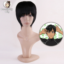 Yuri on Ice Phichit CHULANONT Short Black Cosplay Wig Men Heat Resistant Synthetic Hair + Wig Cap 2024 - buy cheap