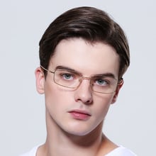 FENCHI-gafas ópticas para hombre, lentes con montura rectangular para estudiantes, de metal transparente, para Miopía 2024 - compra barato