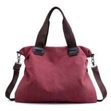 Bolsa de lona acolchoada feminina, bolsa casual de ombro para mulheres, grande capacidade, fácil compra, 2019 2024 - compre barato