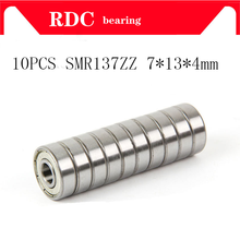 10pcs/Lot SMR137ZZ smr137 zz L-1370ZZ stainless steel 440C High quality deep groove ball bearing 7x13x4 mm miniature bearing 2024 - buy cheap