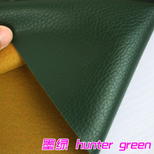 Hunter Green Big Lychee Pattern PU Synthetic Leather Faux Leather Fabric Upholstery Car Interior Sofa Cover  54" Wide Per yard 2024 - buy cheap