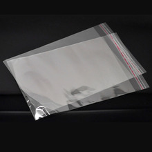 Doreen Box hot-  100PCs Clear Self Adhesive Seal Plastic Bags 20cmx13cm (Usable Space 17cmx13cm) (B19649) 2024 - buy cheap