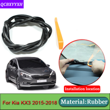 Diseño de coche para Kia KX3 2015-2018 de goma antiruido a prueba de polvo para el salpicadero del coche parabrisas tiras de sellado accesorios de coche 2024 - compra barato