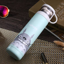 Stainless Steel Thermos Bottle Baymax Tonari No Totoro For Kids Vacuum Flasks Thermo Winter My Bottle Termos cup Cat Mug 500ml 2024 - buy cheap
