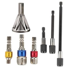 Magnetic Socket Screwdriver Drill Bit Holder Extension Set Deburring External Chamfer Tool Drill Bit for Size 8-32 Bolts 2024 - buy cheap