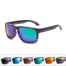 ASUOP-gafas de sol cuadradas de imitación de madera para hombre, anteojos de sol a la moda, diseño clásico de marca, gafas retro de conducción, UV400 2024 - compra barato