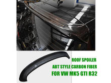 VW GOLF MK5 GTI R32 SPOILER--ABT на крышу стиль спойлер из углеродного волокна для VW MK5 GTI R32 2024 - купить недорого
