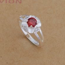 Anillo de Plata de Ley 925 anillo de joyería de moda para mujeres y hombres piedra roja/productos de lujo/eoyangfa geuaowba AR652 2024 - compra barato