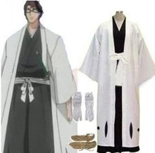 Anime Bleach Cosplay - Bleach 5th Division Captain Aizen Sousuke Cosplay Costume Best costume for Halloween Freeshipping 2024 - buy cheap