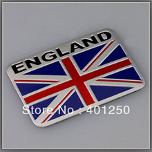 1 Pcs ENGLAND flag Car Stickers flag car emblem refires metal badge 3d stereo car label  Car Styling 2024 - buy cheap