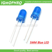 100 diodos emisores de luz azul, giro azul, 5mm, led IGMOPNRQ 2024 - compra barato