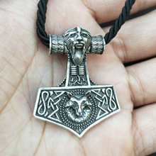 Collar antiguo Odin Borson Quake vikingo Wolf envío gratis 2024 - compra barato