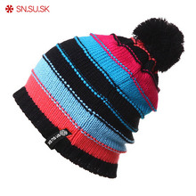 SN.SU.SK Unisex Men Women Skiing Hats Warm Winter Knitting Skating Skull Cap Hat Beanies Turtleneck Caps Ski Cap Snowboard 2024 - buy cheap