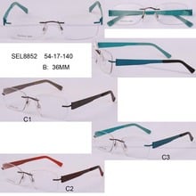 Free shipping Silhouette glasses eyes oculos de grau femininos rimless eyeglasses frame armacao de oculos myopia oculos frame 2024 - buy cheap
